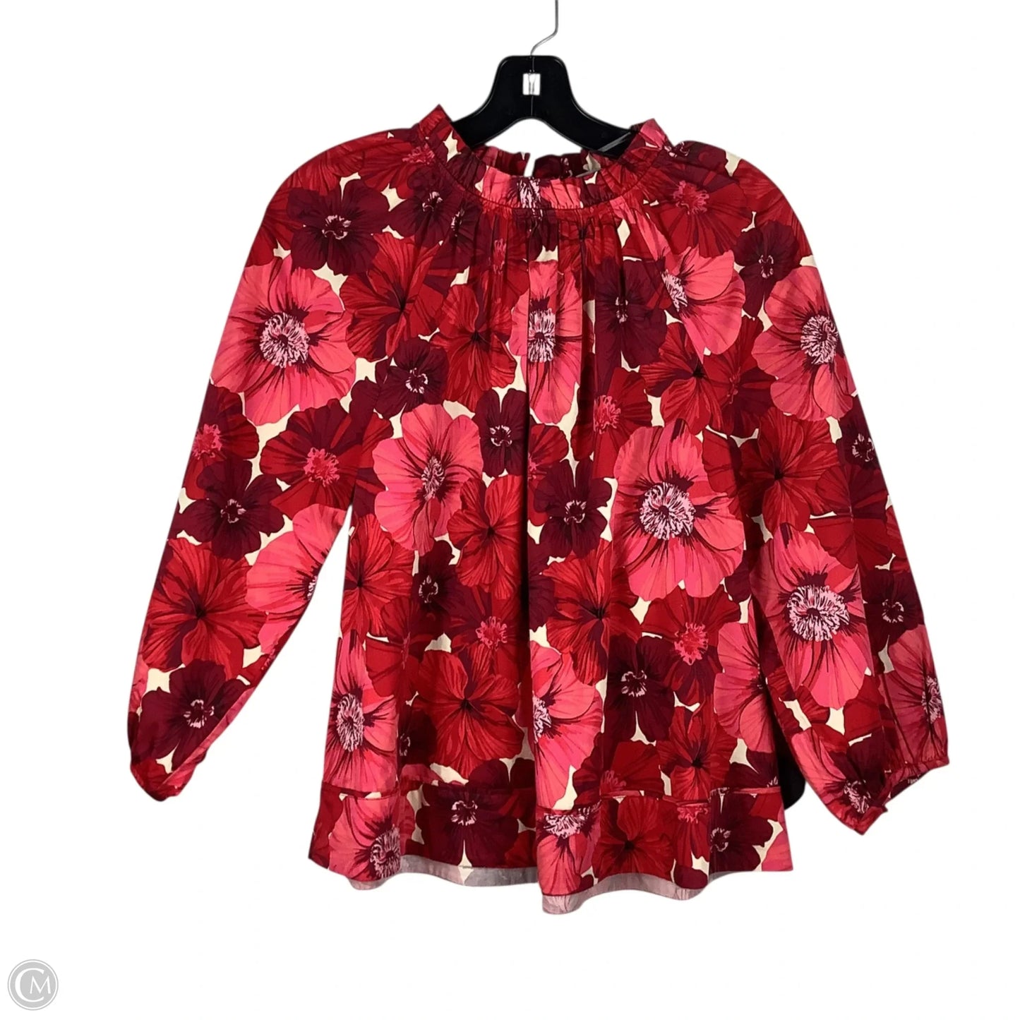 Top Long Sleeve By Crown And Ivy In Red, Size: S