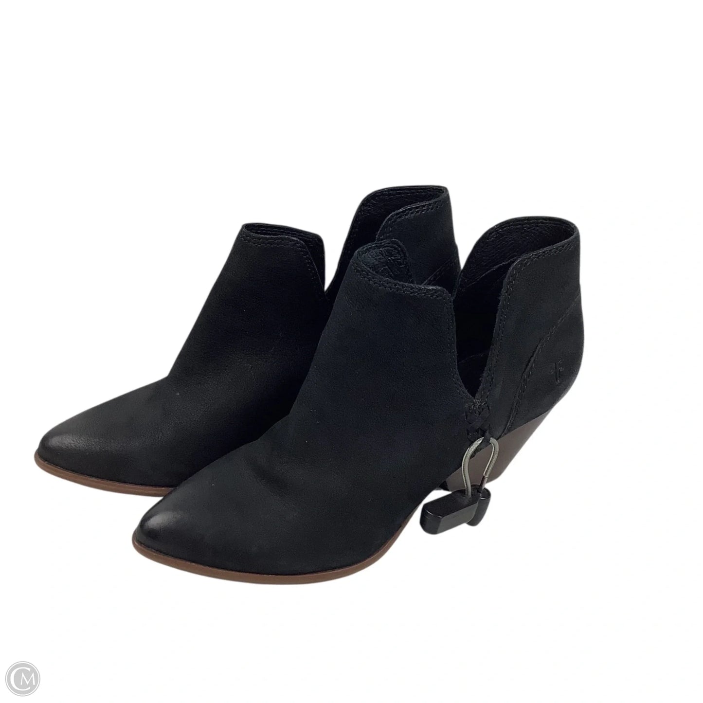 Boots Designer By Frye In Black, Size: 6.5