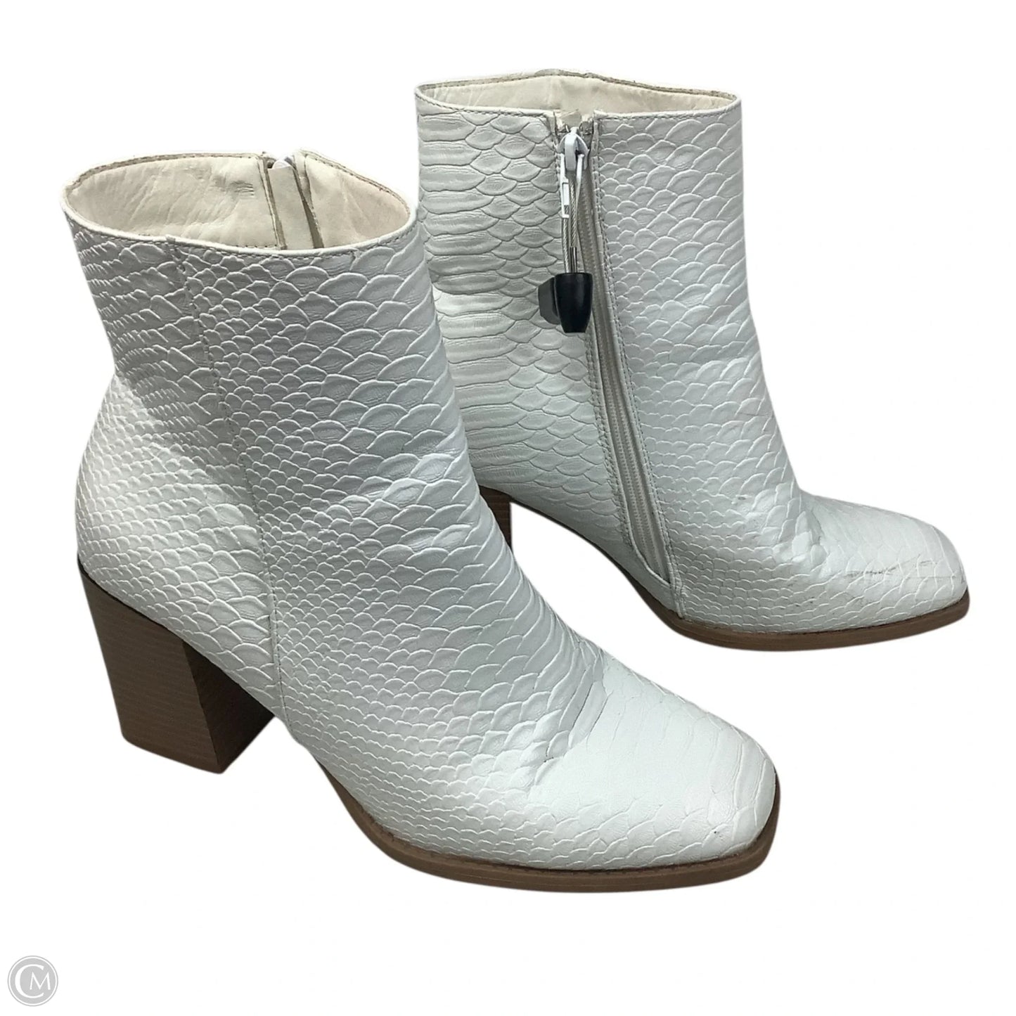 Boots Ankle Heels By Altard State In White, Size: 10
