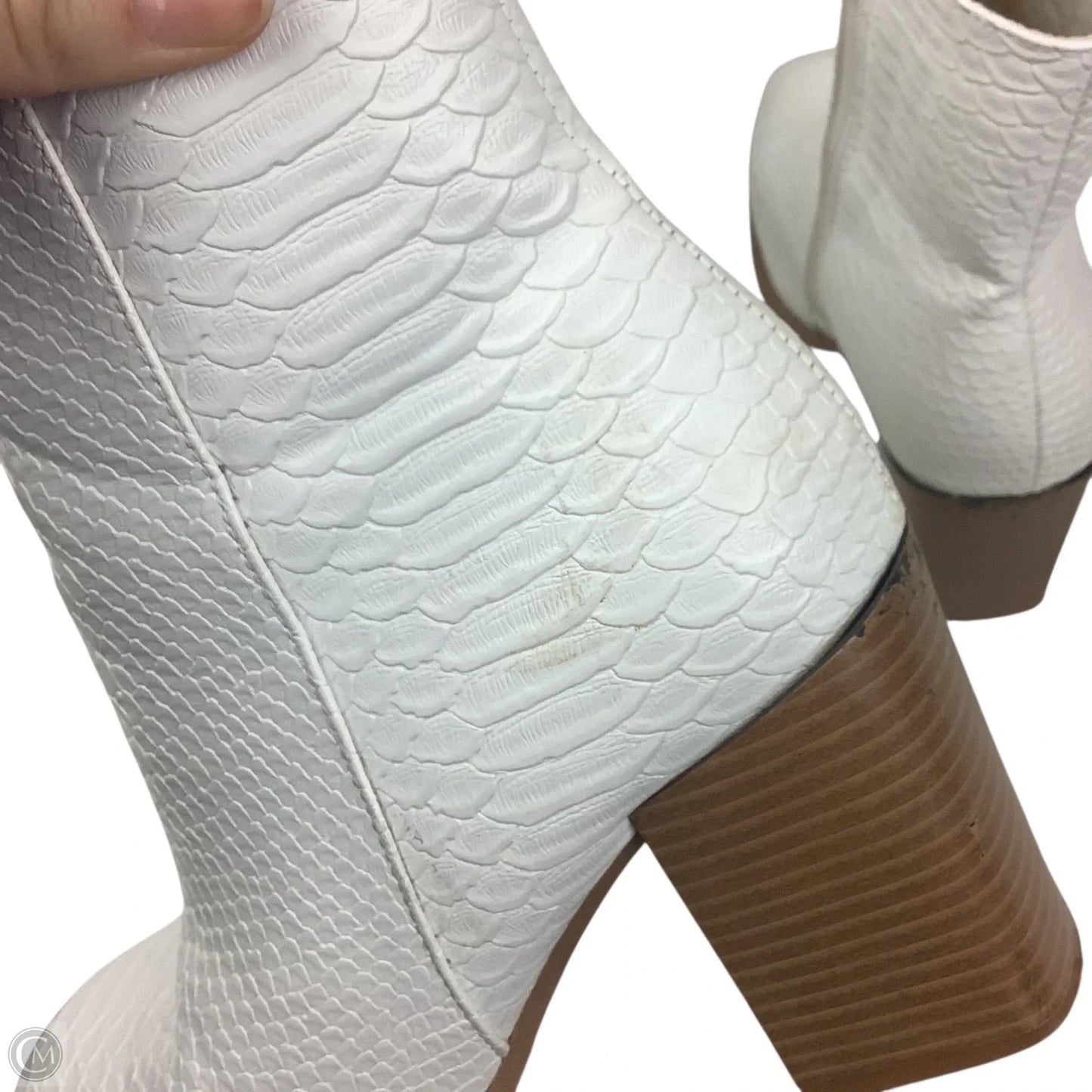 Boots Ankle Heels By Altard State In White, Size: 10