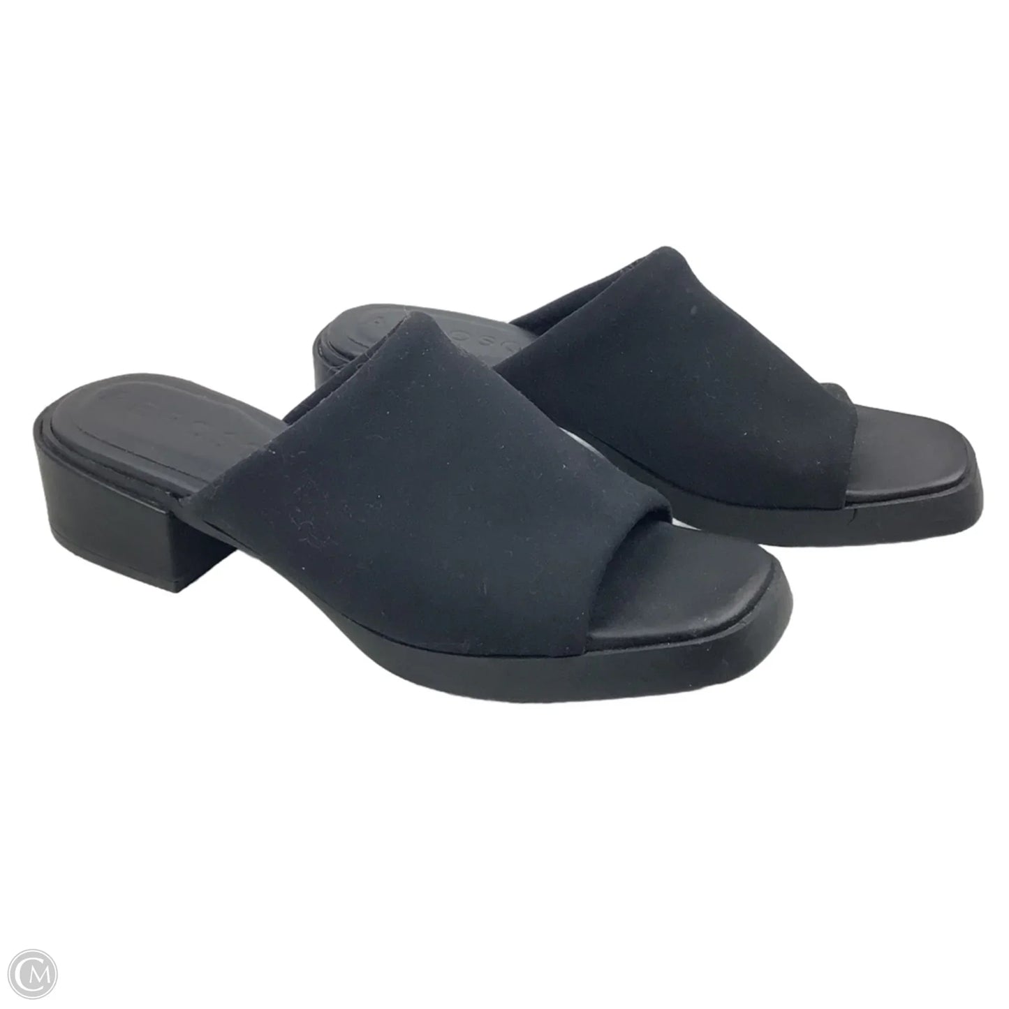 Sandals Heels Block By Aerosoles In Black, Size: 10.5