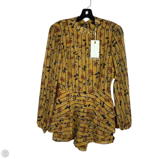 Romper By Endless Rose In Yellow, Size: Xs