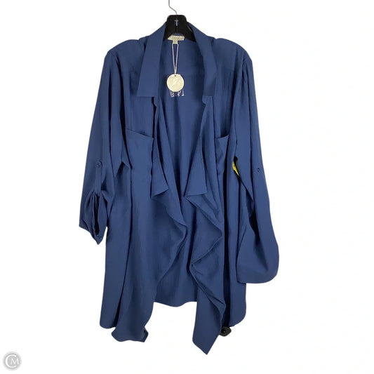 Cardigan By Oddi In Blue, Size: 3x