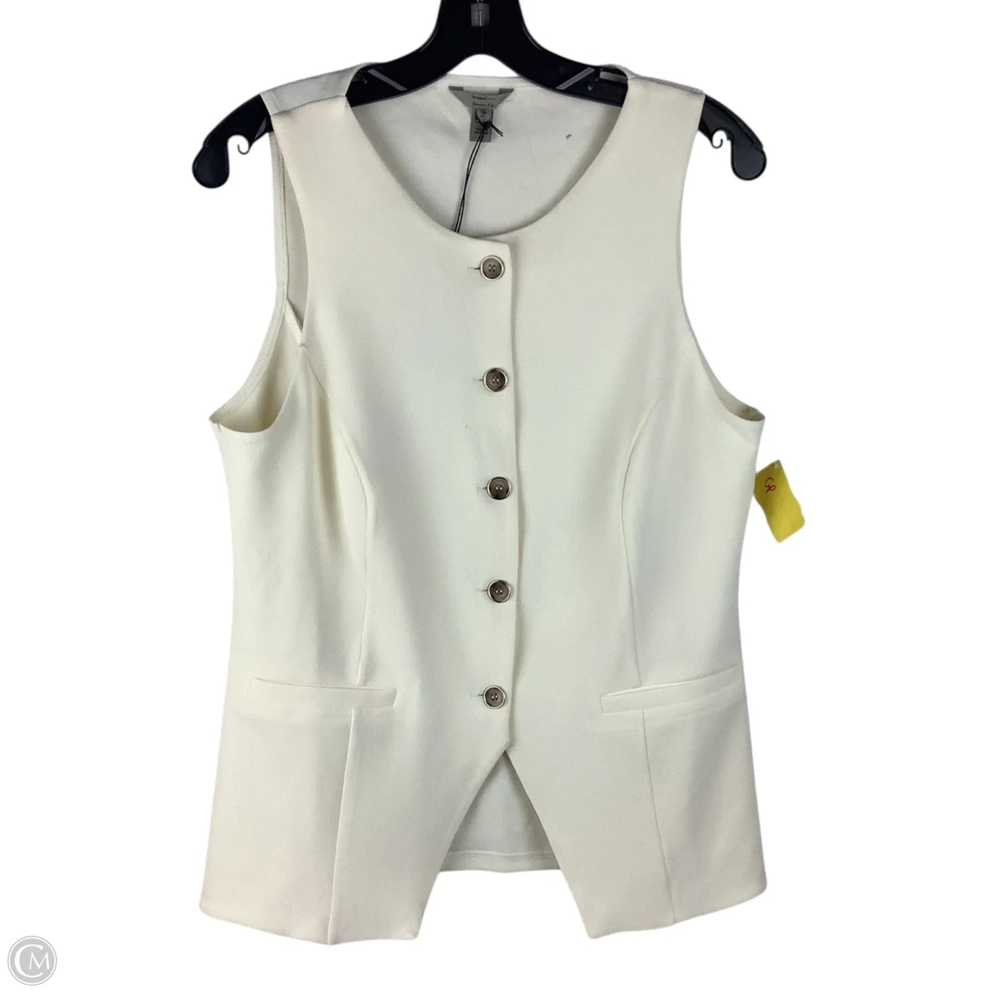 Vest Other By River Island In Cream, Size: 10