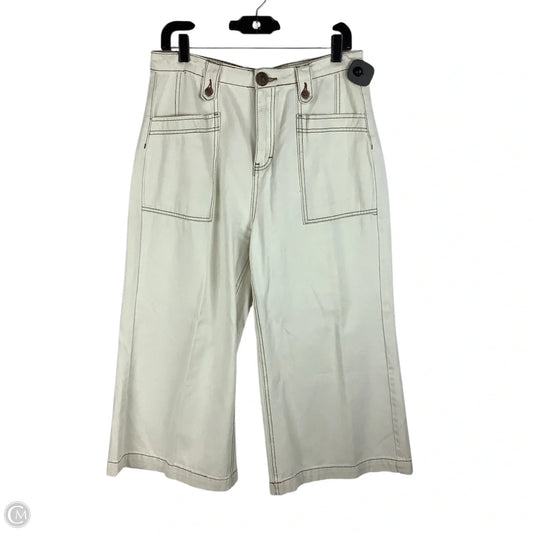 Pants Other Cropped By Easel In Cream, Size: L