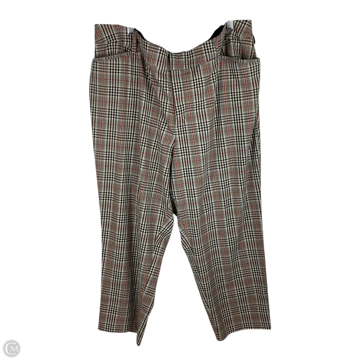Pants Dress By Ava & Viv In Plaid Pattern, Size: 24