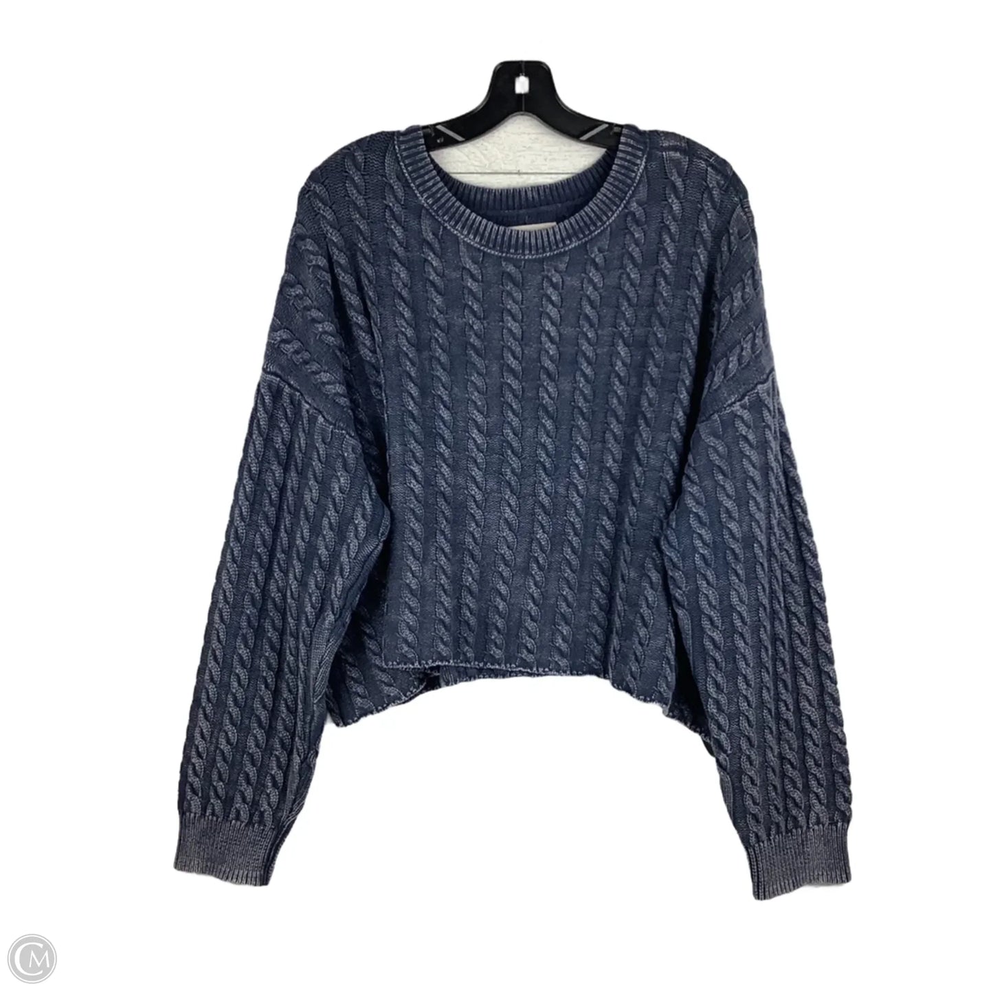 Sweatshirt Crewneck By Lucky Brand In Navy, Size: Xl