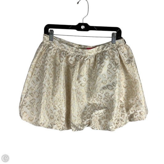 Skirt Designer By Lilly Pulitzer In Gold, Size: 10