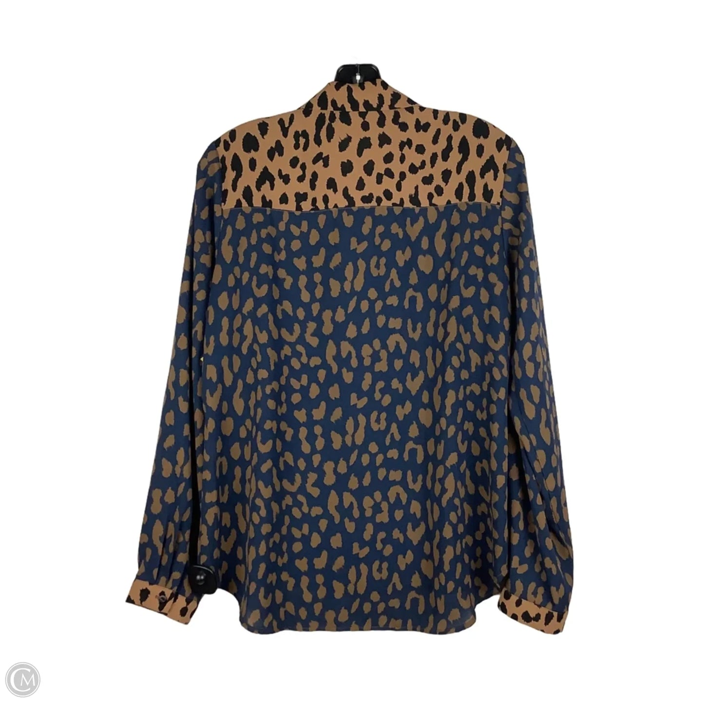 Top Long Sleeve By Venus In Animal Print, Size: 10
