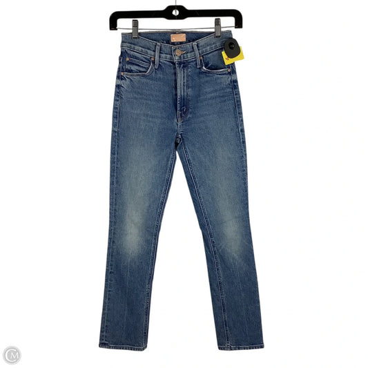 Jeans Skinny By Mother In Blue Denim, Size: 0 (24)