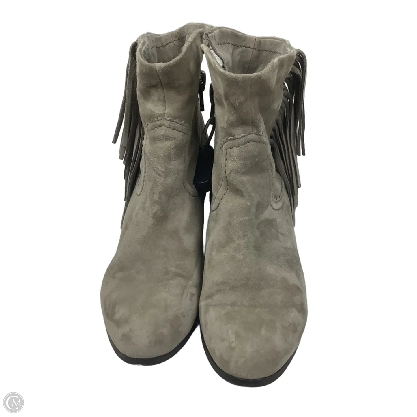 Boots Ankle Heels By Sam Edelman In Taupe, Size: 7