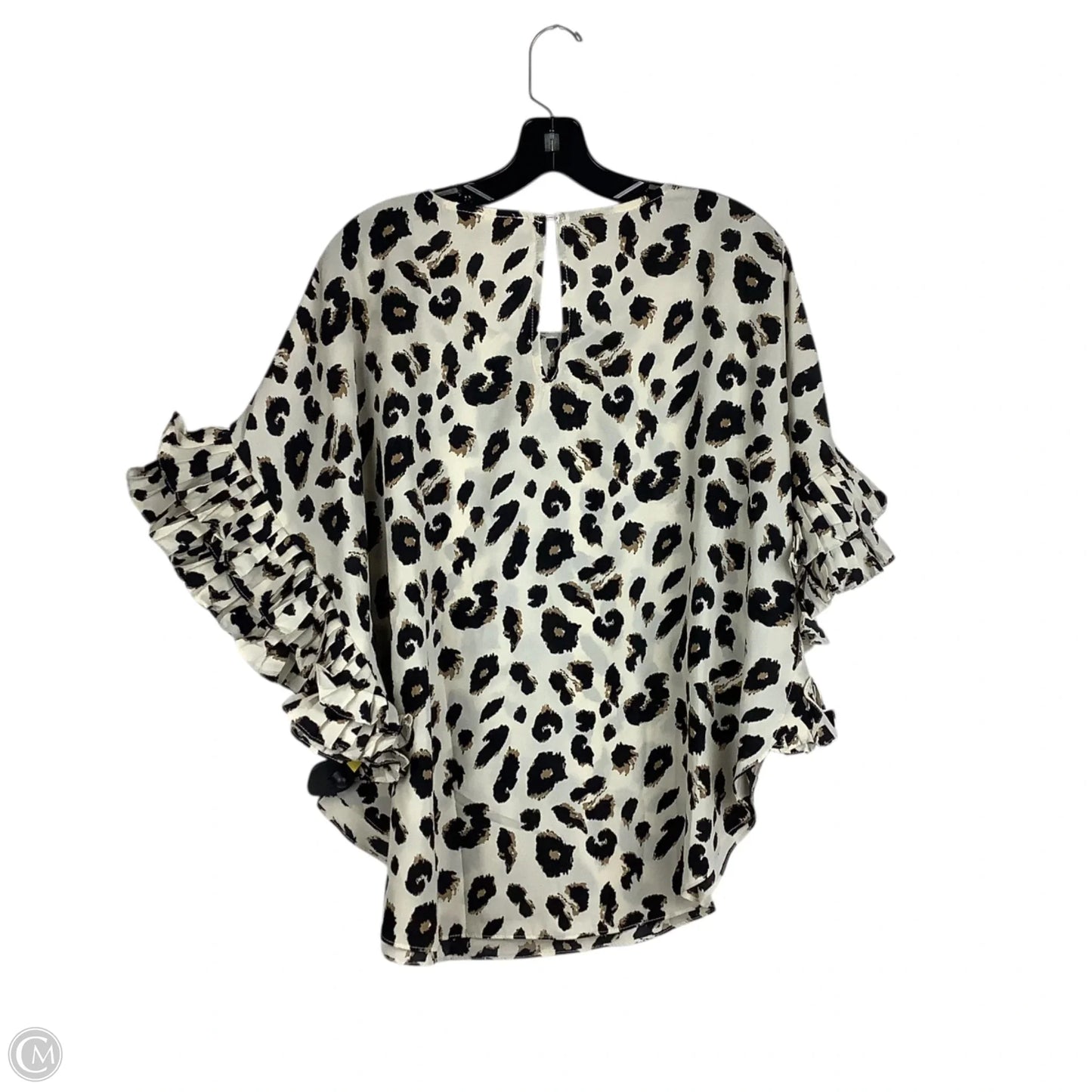 Top Short Sleeve By Jodifl In Animal Print, Size: M
