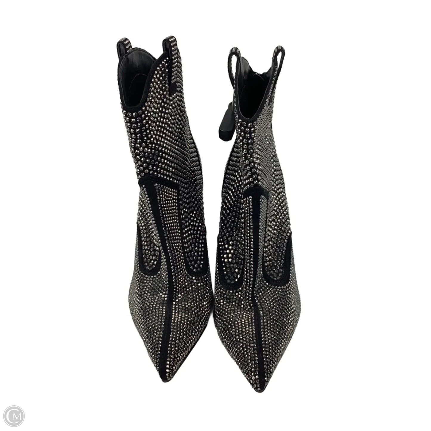 Boots Ankle Heels By Inc In Black, Size: 9