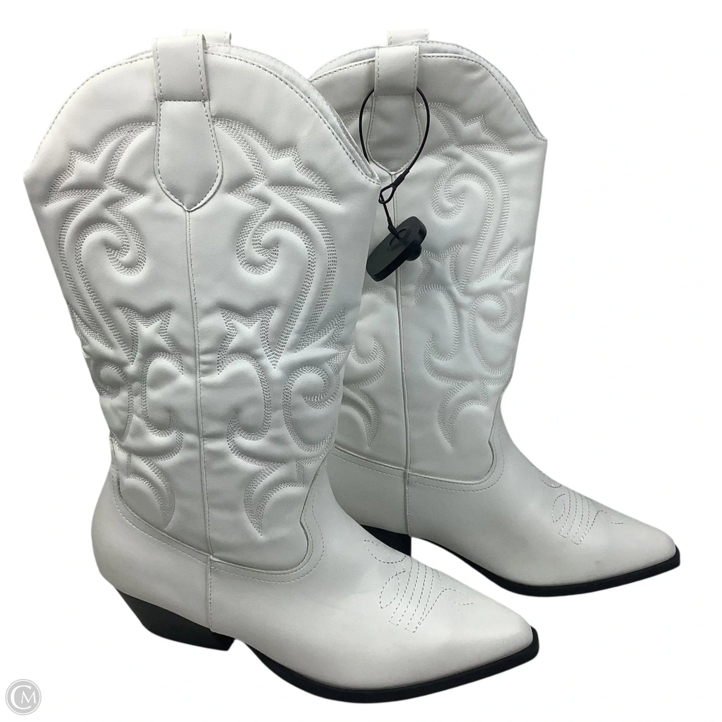 Boots Western By Clothes Mentor In White, Size: 10