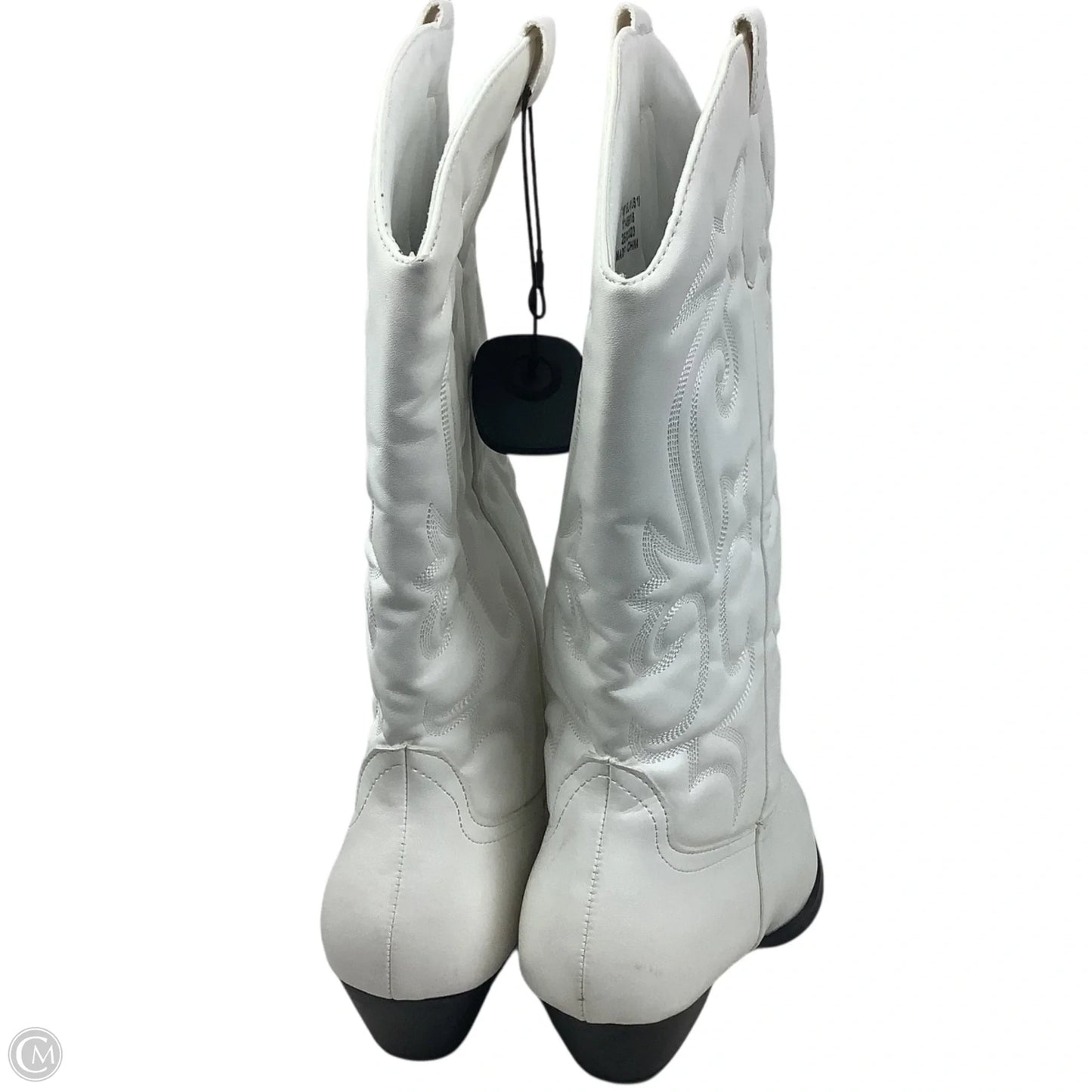 Boots Western By Clothes Mentor In White, Size: 10