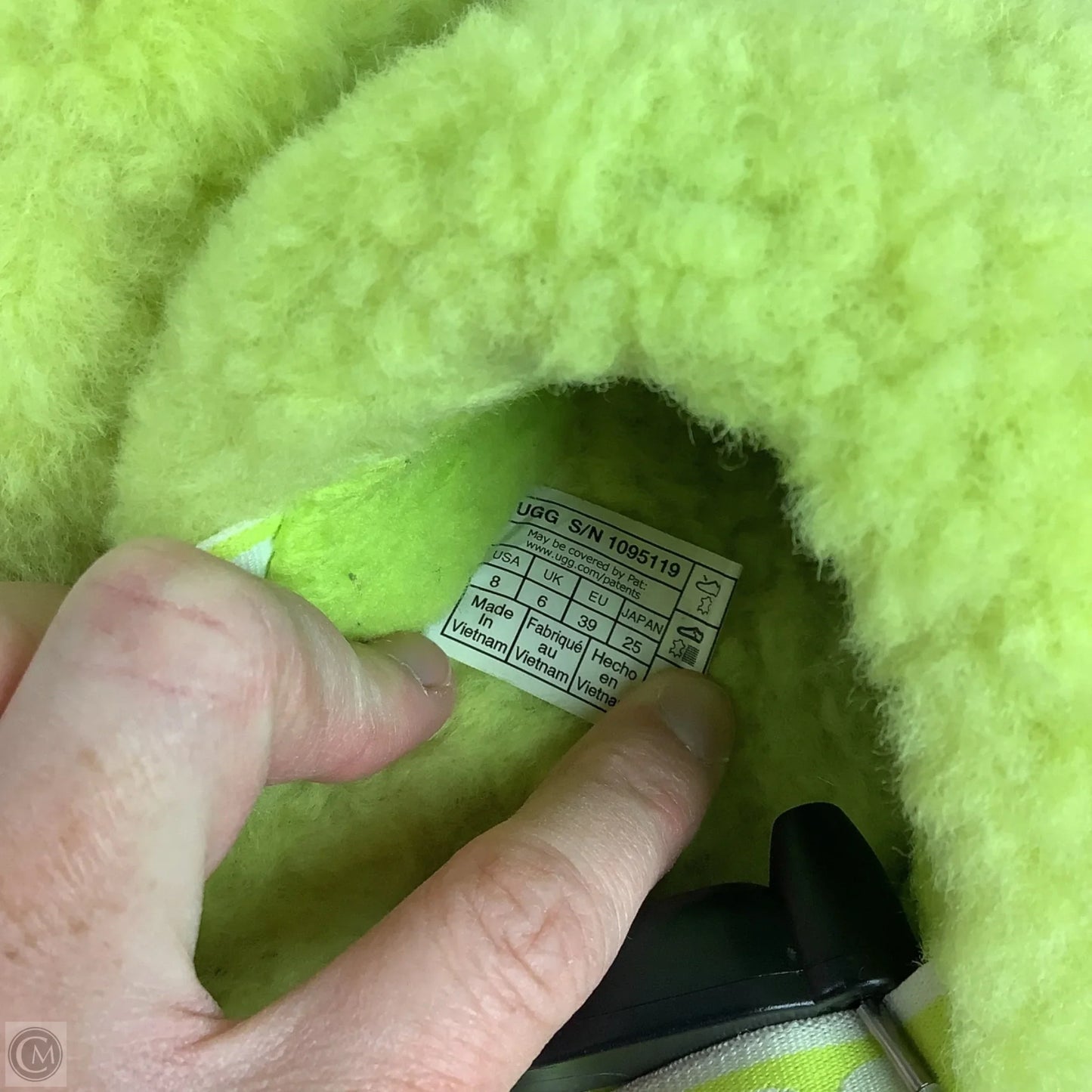 Sandals Designer By Ugg In Yellow, Size: 8