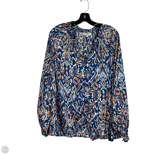 Top Long Sleeve By Umgee In Blue, Size: M