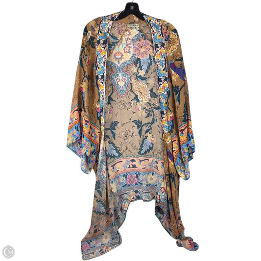 Kimono By Umgee In Floral Print, Size: Xl