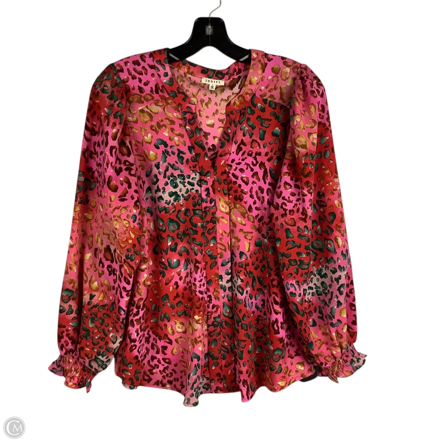 Top Long Sleeve By Jodifl In Pink, Size: S