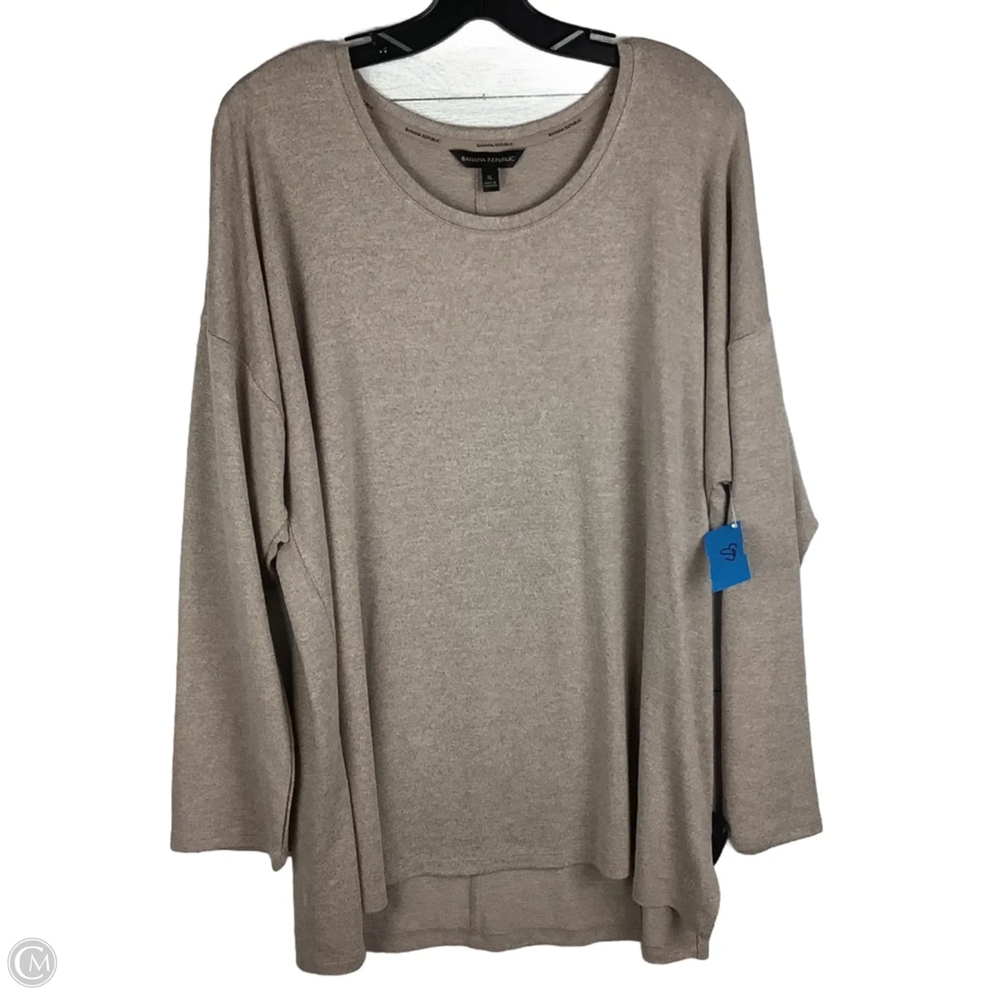 Top Long Sleeve By Banana Republic In Brown, Size: Small