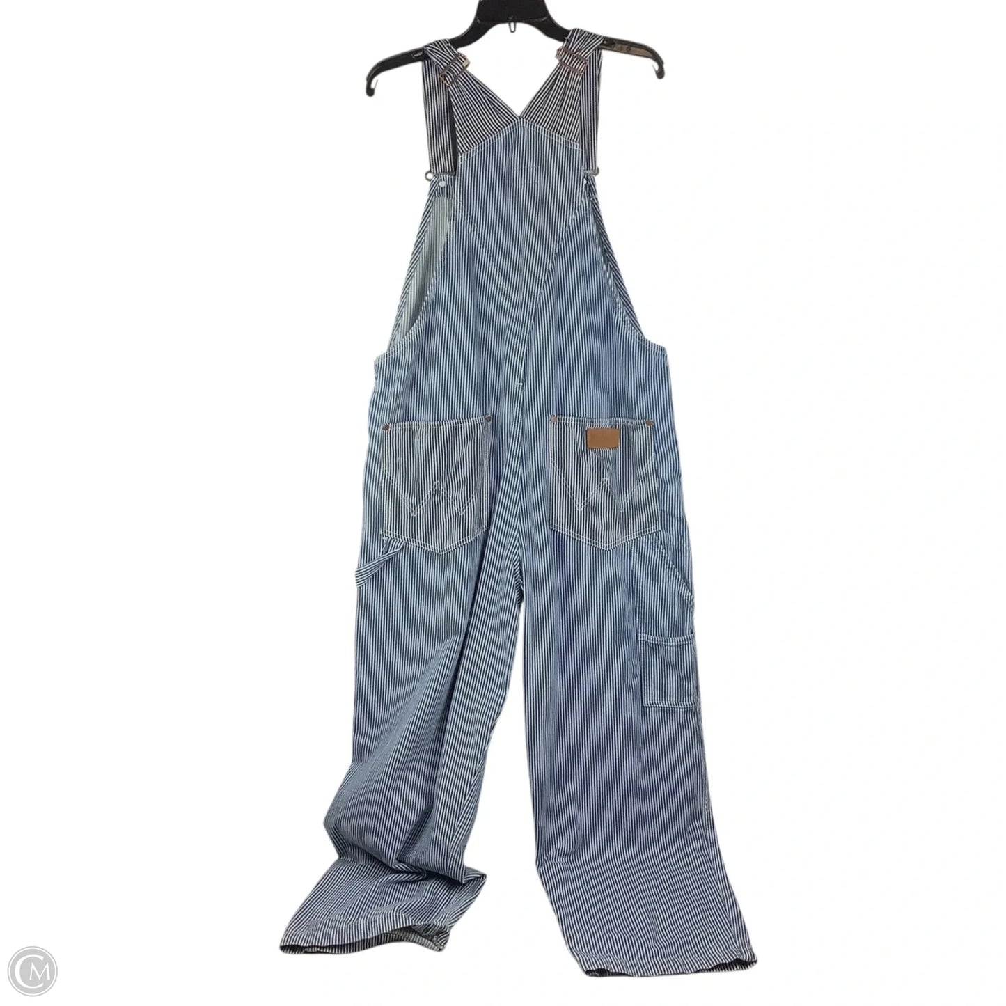 Overalls By Wrangler In Striped Pattern, Size: L