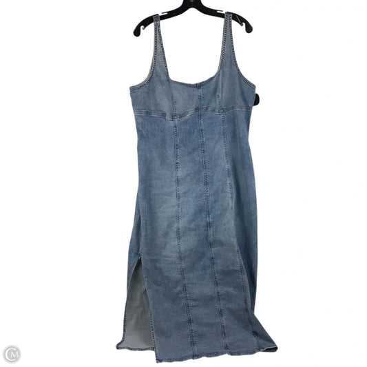 Dress Casual Maxi By Wild Fable In Blue Denim, Size: Xl