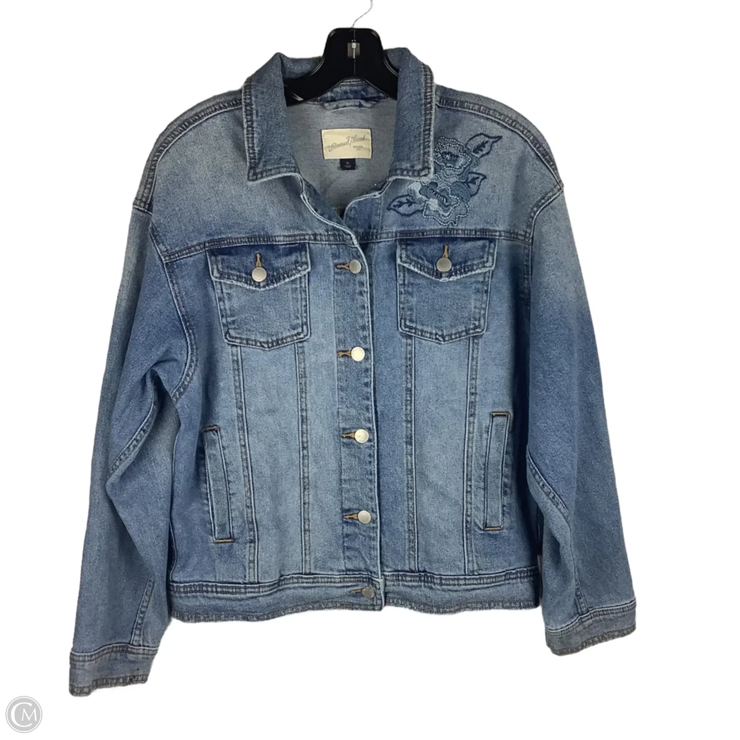 Jacket Denim By Universal Thread In Blue Denim, Size: Xs