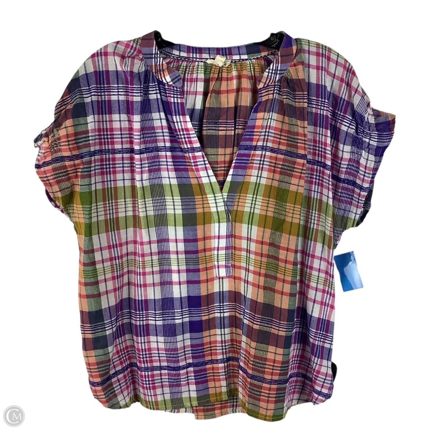 Top Short Sleeve By Pilcro In Purple, Size: M