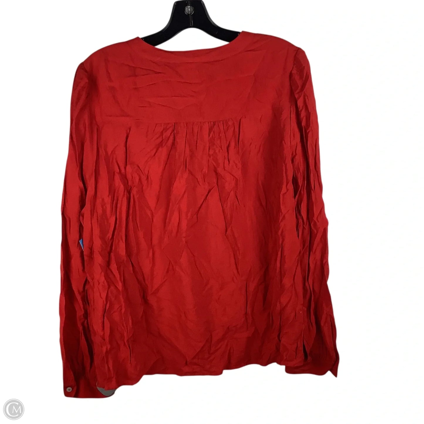 Top Long Sleeve By Wonderly In Red, Size: Xl