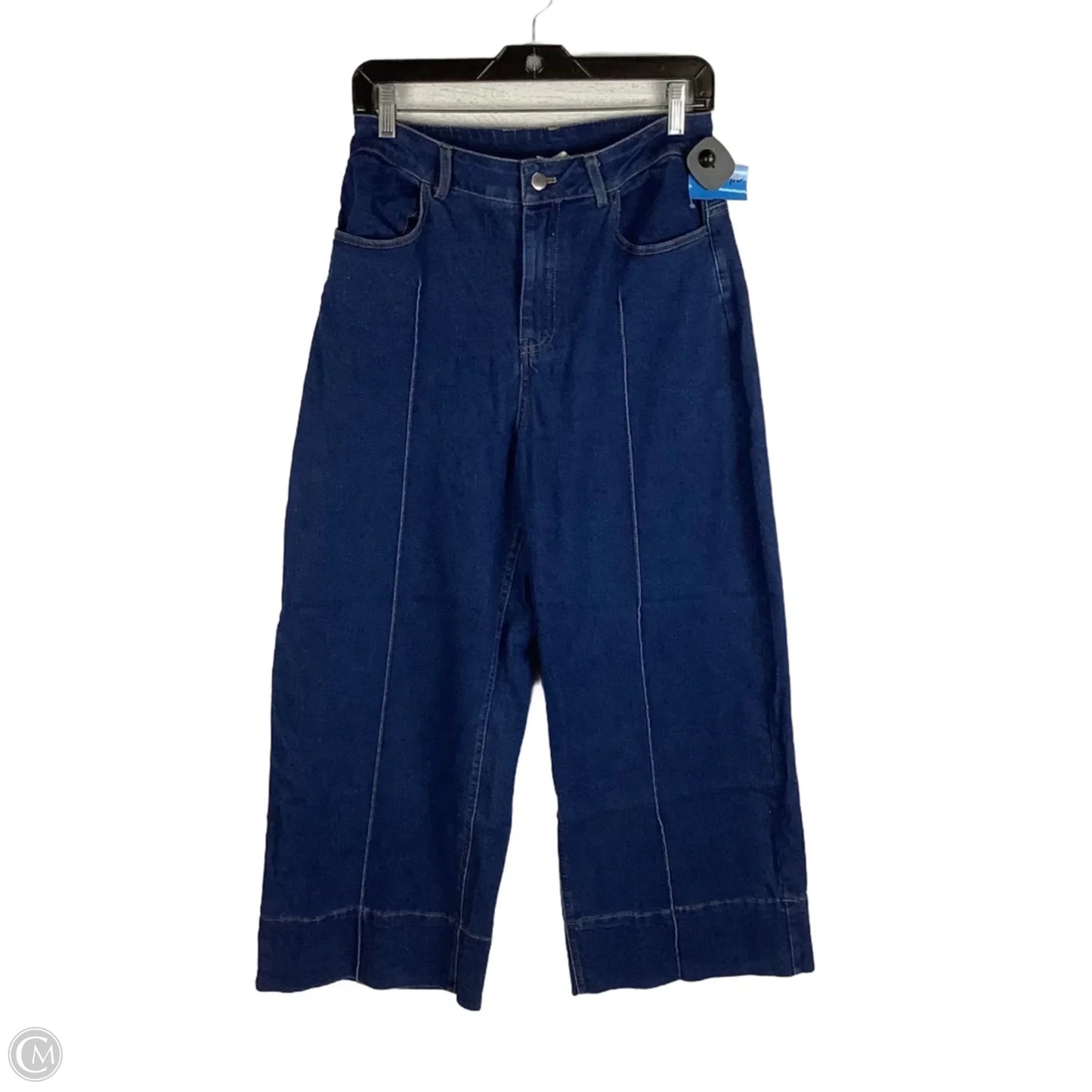 Jeans Wide Leg By Entro In Blue Denim, Size: S