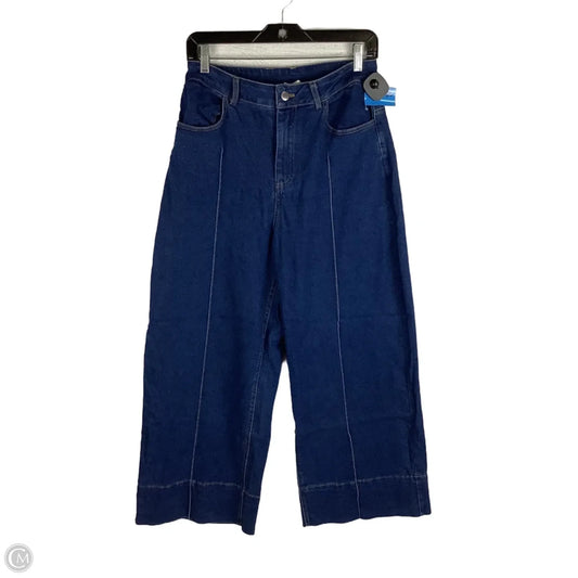 Jeans Wide Leg By Entro In Blue Denim, Size: S