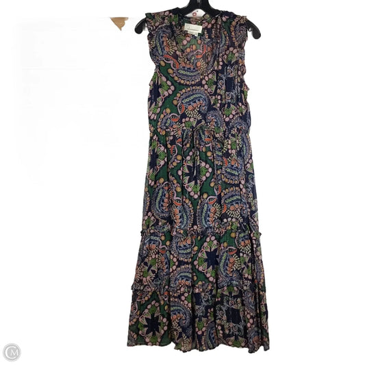 Dress Party Long By Anthropologie In Multi-colored, Size: 4