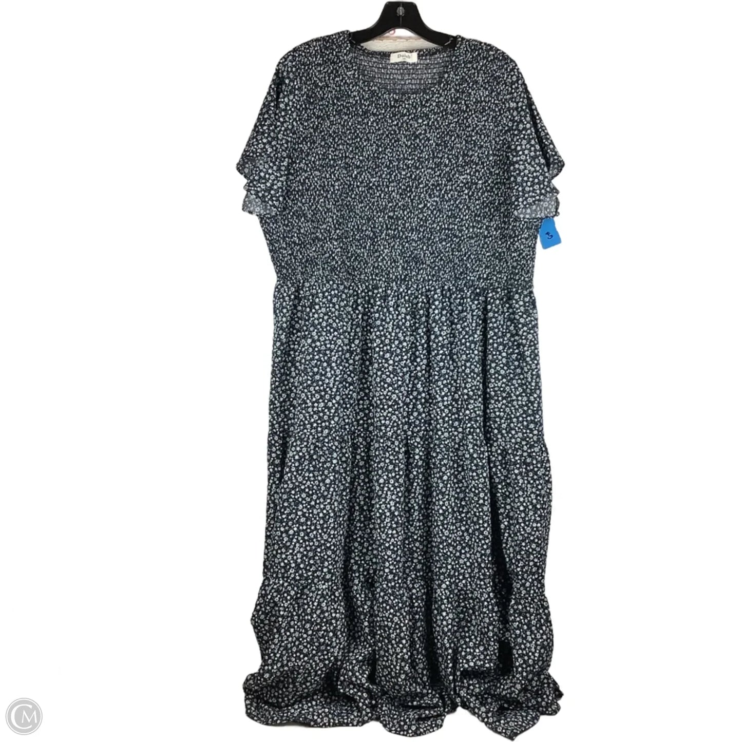 Dress Casual Maxi By Clothes Mentor In Blue, Size: 3x