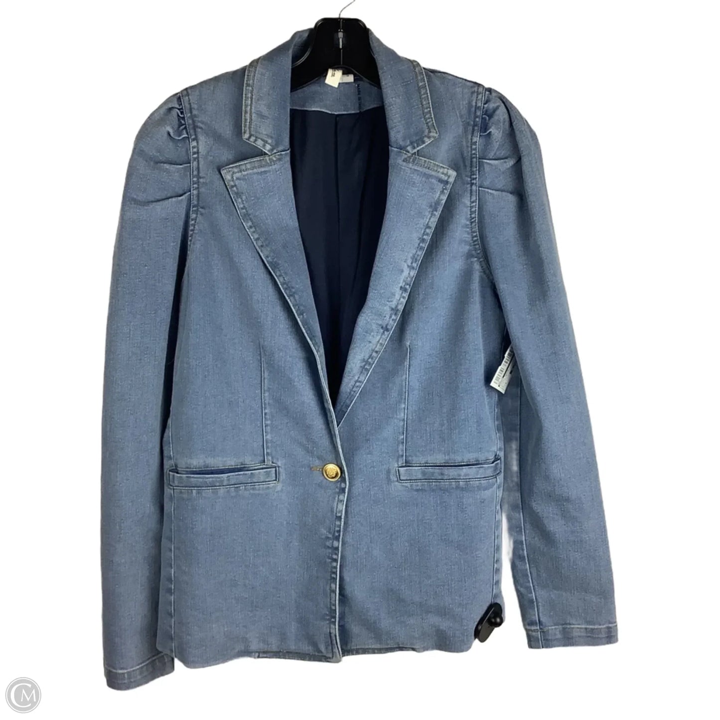 Jacket Denim By Easel In Blue Denim, Size: S