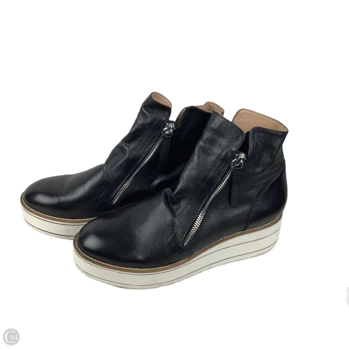 Boots Ankle Heels By Cmc In Black, Size: 8.5