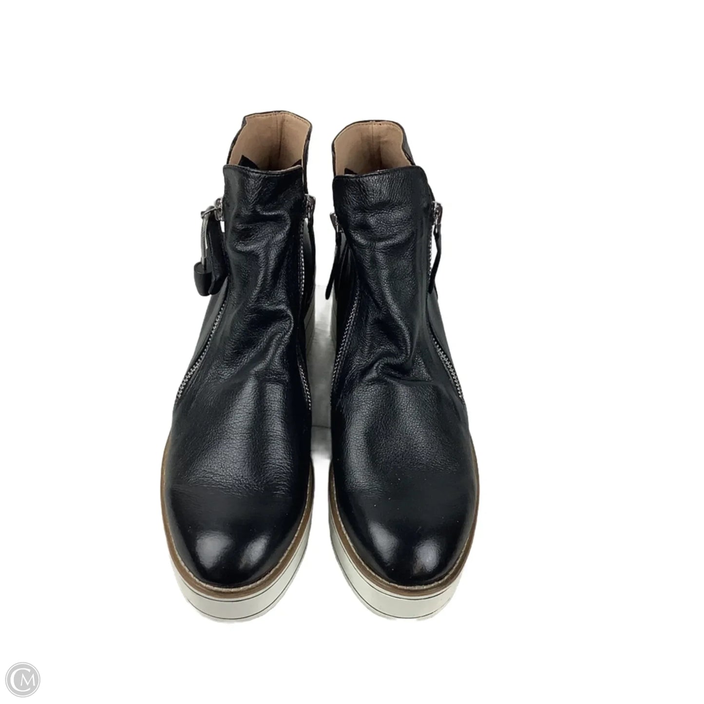 Boots Ankle Heels By Cmc In Black, Size: 8.5