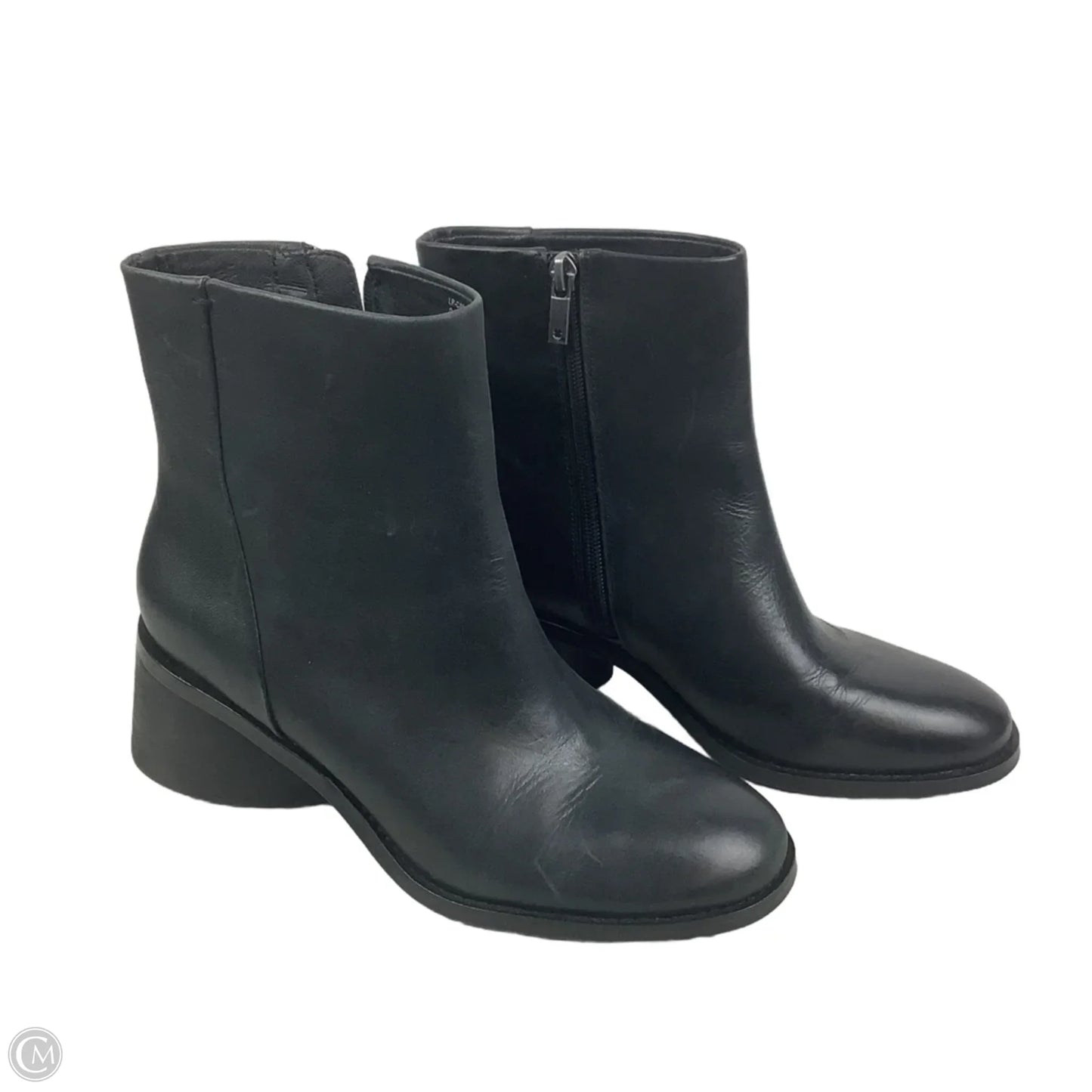 Boots Ankle Heels By Lucky Brand In Black, Size: 9.5