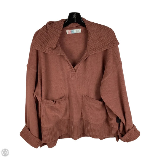 Sweater By Free People In Brown, Size: L