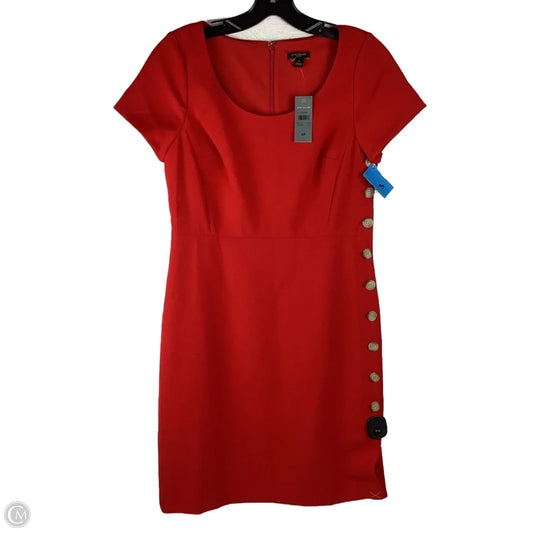 Dress Work By Ann Taylor In Red, Size: 4p