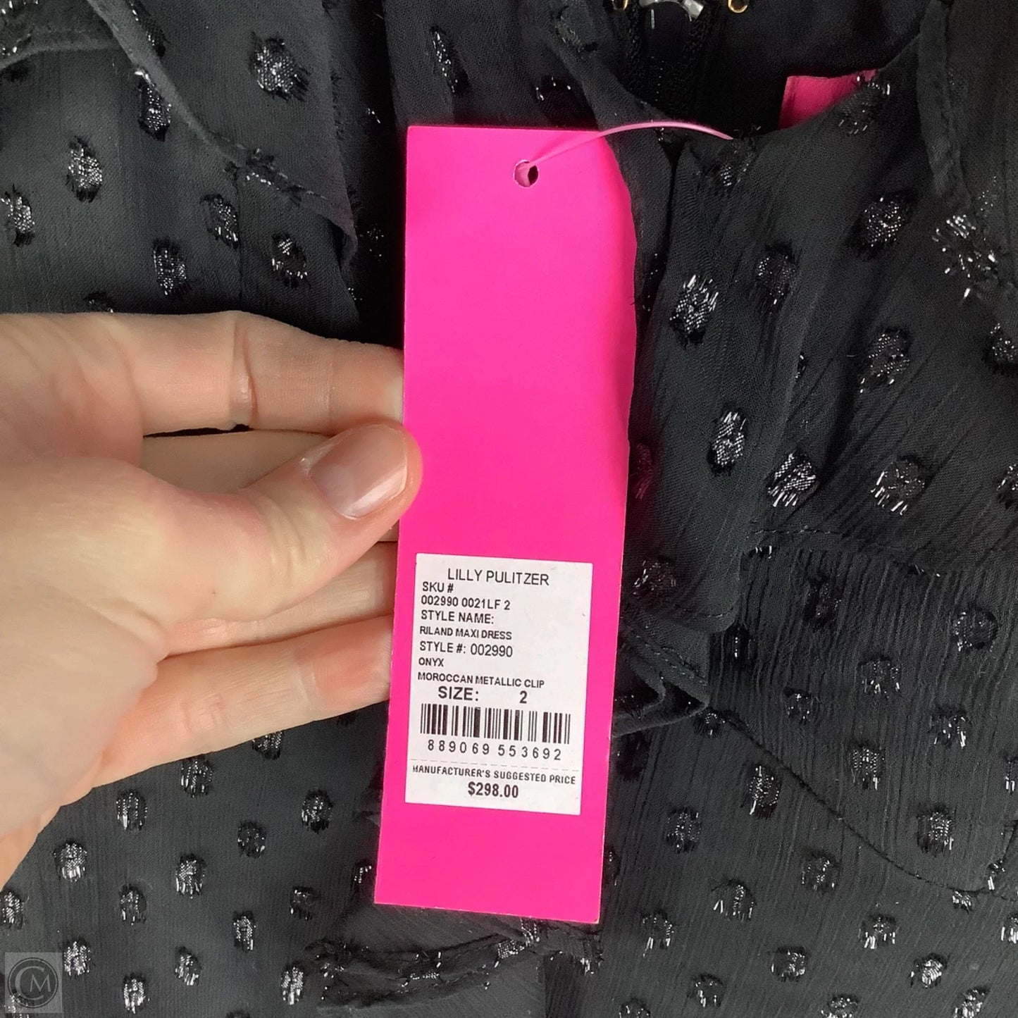 Dress Designer By Lilly Pulitzer In Black, Size: 2