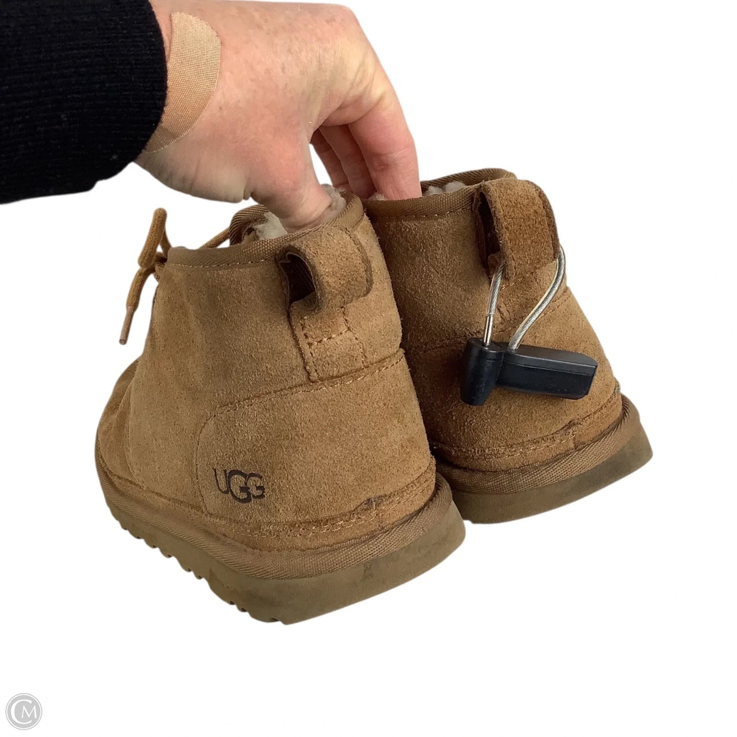 Boots Designer By Ugg In Brown, Size: 9