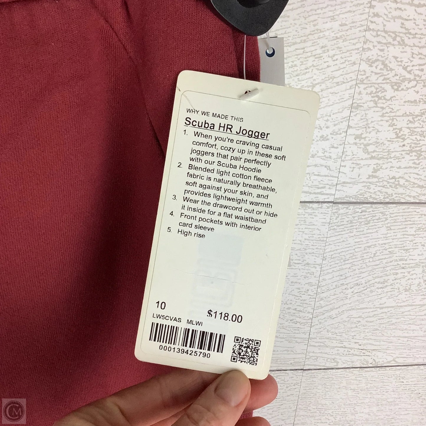 Athletic Pants By Lululemon In Red, Size: 10