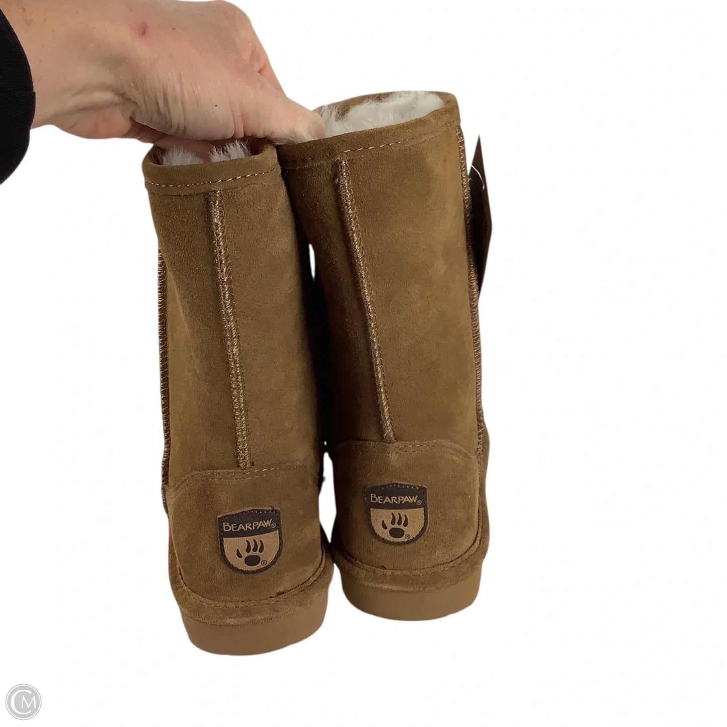 Boots Ankle Flats By Bearpaw In Brown, Size: 8