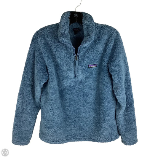 Jacket Faux Fur & Sherpa By Patagonia In Blue, Size: M