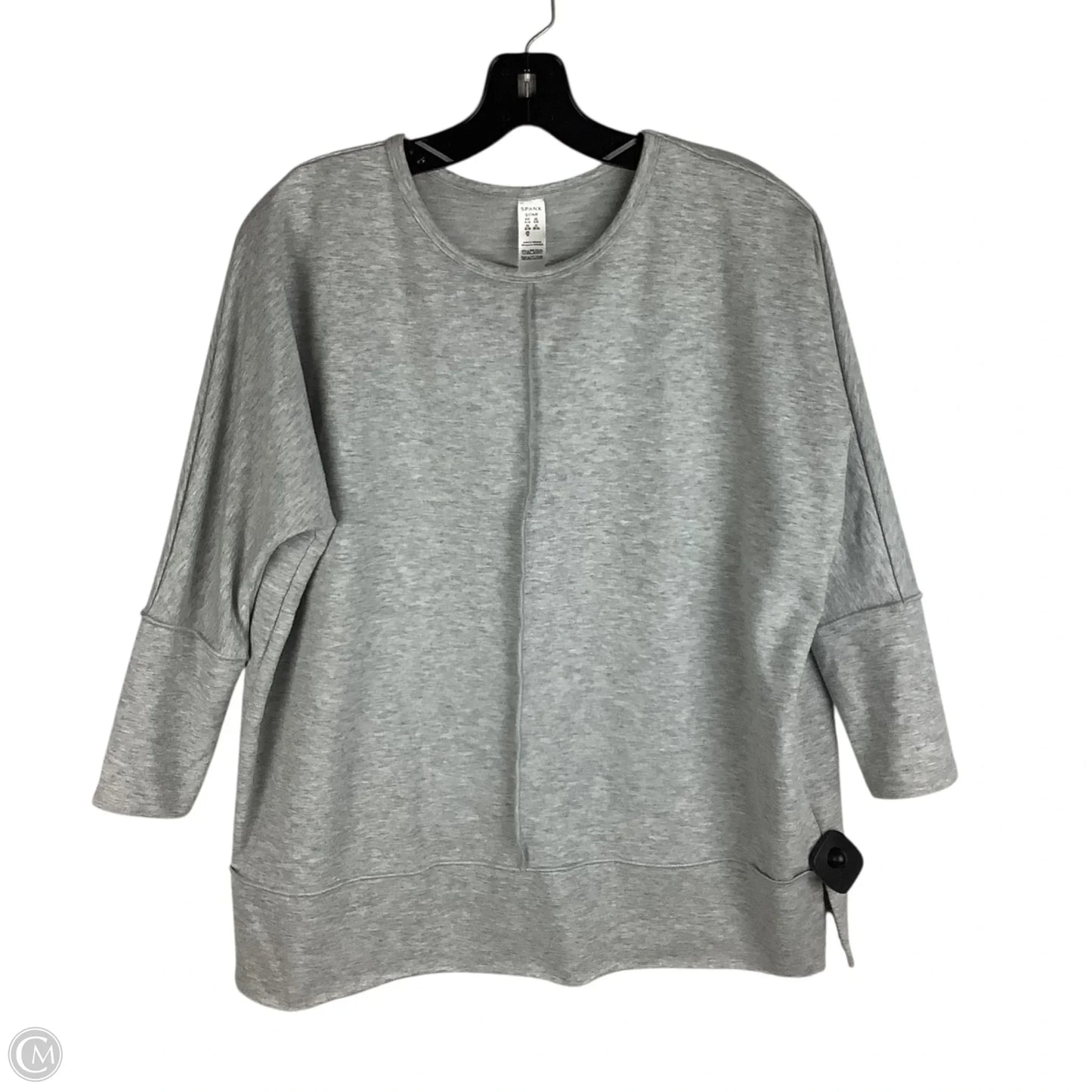Sweatshirt Crewneck By Spanx In Grey, Size: S