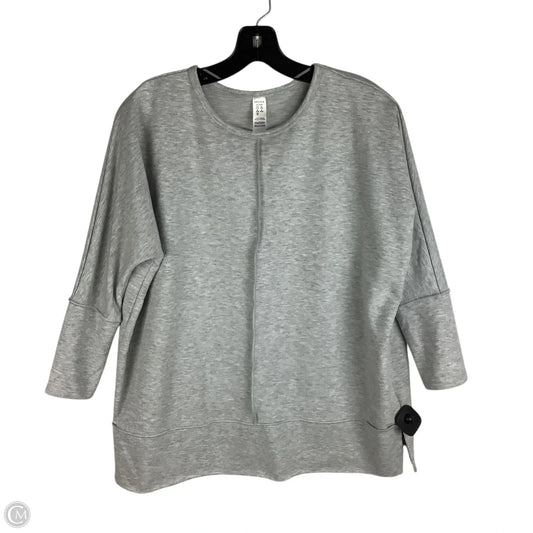 Sweatshirt Crewneck By Spanx In Grey, Size: S