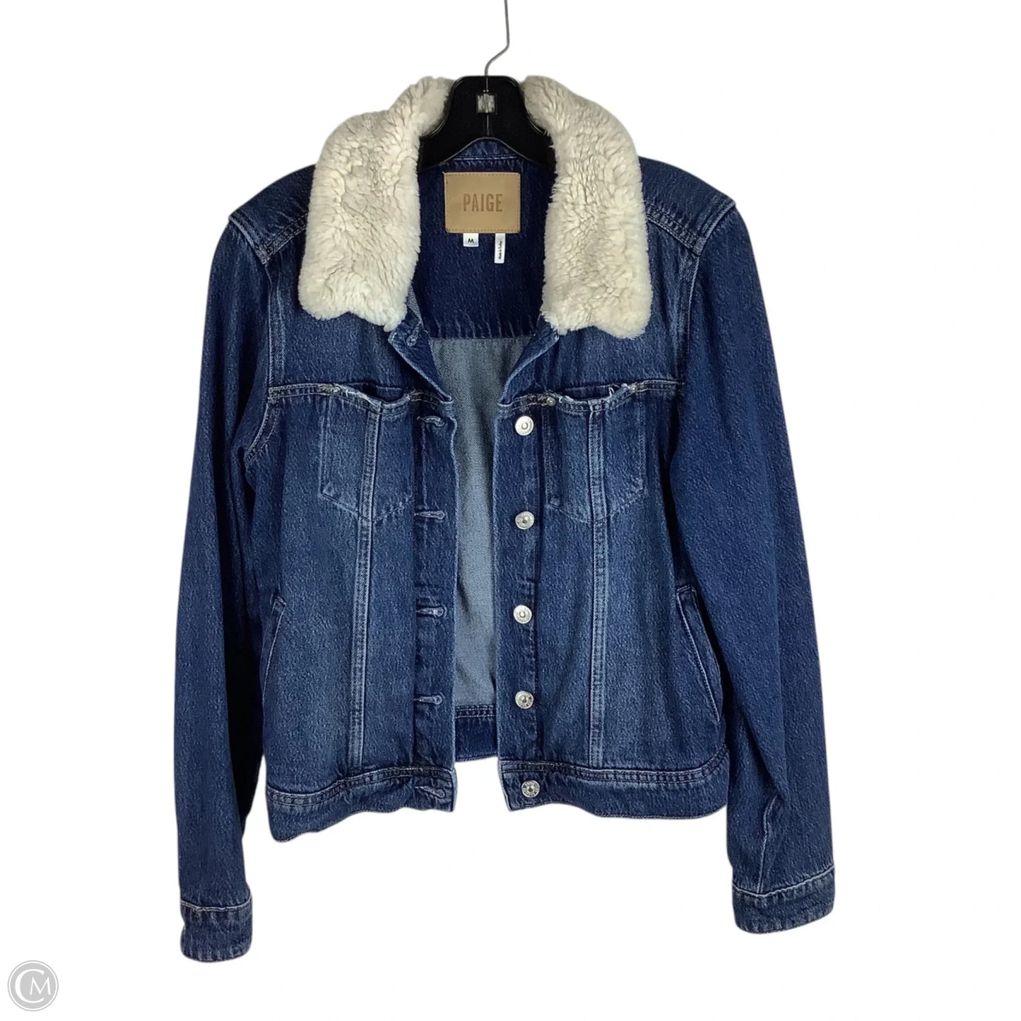 Jacket Denim By Paige In Blue Denim, Size: M