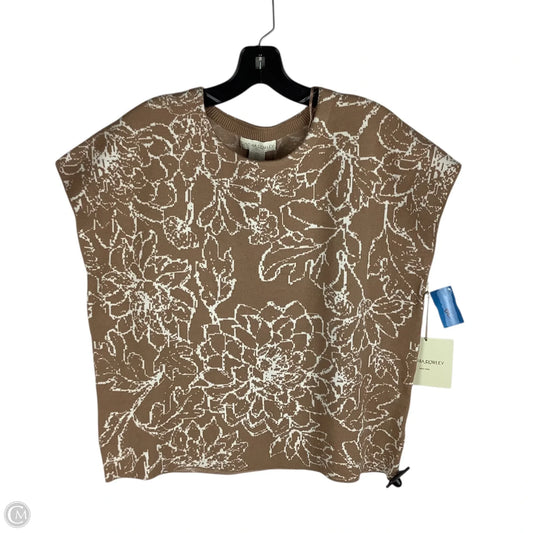Sweater Short Sleeve By Cynthia Rowley In Brown, Size: L