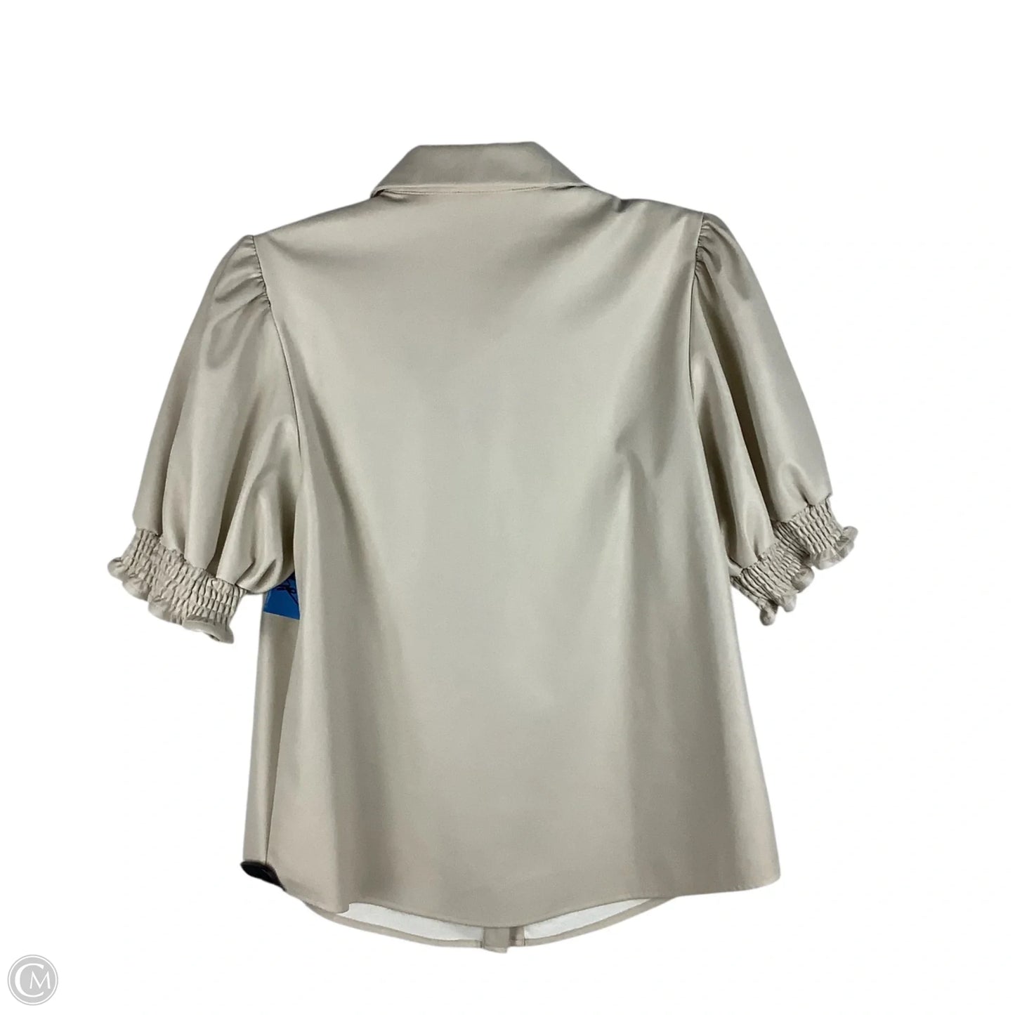 Top Short Sleeve By Crown And Ivy In Cream, Size: L