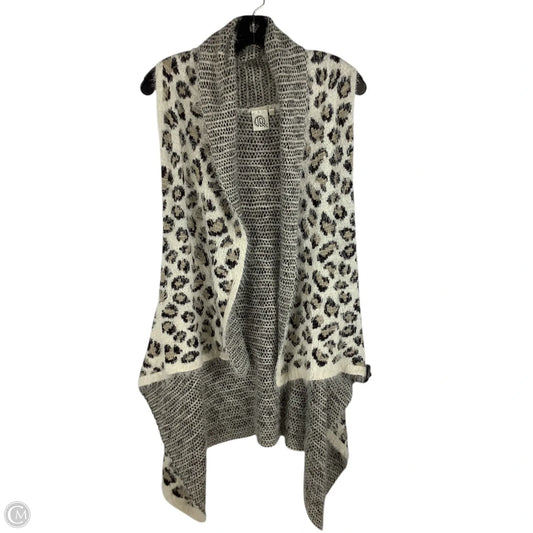Vest Fleece By Clothes Mentor In Animal Print, Size: Osfm